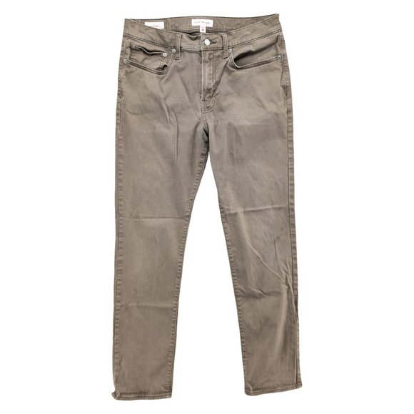 Lucky Brand 121 Slim Straight Jeans Mens Brown Cotton Stretch Denim Size 33x32 - Picture 1 of 13